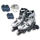 Kit Patins Ajustável Aces Fenix 30-33 AD01 - Cinza
