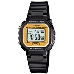 Relógio Feminino Digital Casio LA-20WH-9ADF – Preto/Amarelo