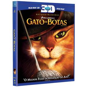 Blu-Ray + Blu-Ray 3D - Gato de Botas - 2 Discos
