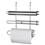 Suporte Para Cozinha Euro Home Kit Big Aço Cromado e Inox - 6 Peças