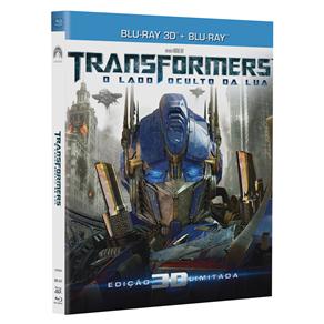 Blu-Ray 3D + Blu-Ray - Transformers: O Lado Oculto da Lua - Edição Limitada - 3 Discos