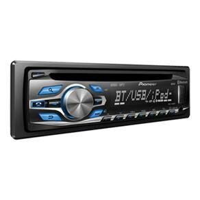 MP3 Player Pioneer DEH 4480BT c/ Entradas Auxiliar Frontal e USB e Interface c/ Ipod