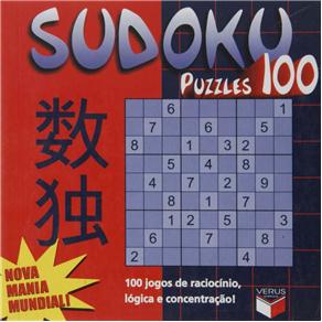 Livro - Sudoku Puzzles 100: 100 Jogos de Raciocínio, Lógica e Concentração!