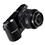 Câmera Samsung NX200 Preta c/ Tela Amoled 3,0”, 20.3MP, Vídeo Full HD, PictBridge, Lente Intercambiável, Conexão HDMI e Detector de Face + Cartão 4GB