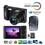 Câmera Samsung Smart WB150F Preta c/ LCD 3,0”, 14.2MP, Zoom Óptico 18x, Conexão Wi-fi, Vídeo HD, Panorâmica e Estabilizador de Imagem + Micro SDHC 8GB