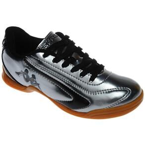 Tênis Kappa Futsal K-SCR Nyridon-I - Prata/Preto