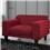 Poltrona American Comfort Crys em Chenille Florido AC 3500 - Vermelho