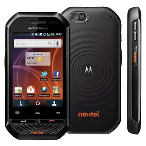 Nextel Motorola i867 Preto com Câmera 3MP, Android 2.1, Wi-Fi, Bluetooth, GPS, MP3 Player e Cartão 2GB