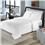 Jogo de Cama Solteiro Camesa Duo Relevo 160 Fios - Branco