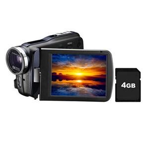 Filmadora BenQ M23 Grafite c/ Visor LCD 3”, Zoom Óptico de 5x, Estabilização de Imagem e Vídeos em Full HD + Cartão SD 4GB