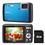 Câmera Digital BenQ LM100 Azul c/ Visor LCD 2,7”, 14MP, Zoom Óptico 4x e A Prova d’água + Cartão SD 4GB