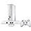 Console Microsoft Xbox 360 Branco com 4 GB de Memória + Kinect Branco + Jogos Kinect Adventures e Kinect Sports - X360