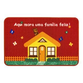 Tapete Porta Inylbra - Vermelho/Laranja/Verde