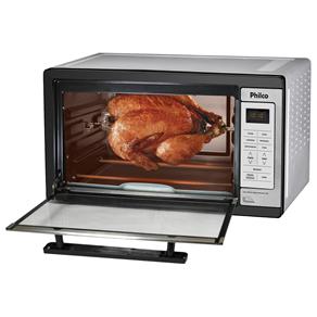 Forno Elétrico Digital Philco Rotisserie Preto/Prata - 32 Litros