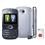 Celular Desbloqueado LG C375 Dark Blue QWERTY com Dual Chip, Câmera 2MP, MP3, Rádio FM,Wi-Fi, Fone de Ouvido e Cartão 2GB  + Chip Único Claro Pré-Pago