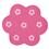 Tapete Jardim Duda Tapetes 75 x 68 cm - Pink