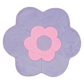 Tapete Margarida Dupla Duda Tapetes 75 x 65 cm - Lilás/Rosa