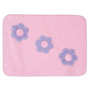 Tapete Retangular Margaridinhas Duda Tapetes – Rosa