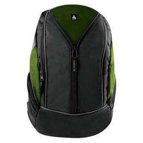 Mochila Clone Nylon para Notebook até 15.6” – Preto/Verde