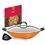 Panela Wok Tramontina Mônaco Laranja 32 cm Com Espátula de Silicone, Tampa de Vidro e Um Exclusivo Livro de Receitas Para Wok - 2 Peças