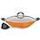 Panela Wok Tramontina Mônaco Laranja 32 cm Com Espátula de Silicone, Tampa de Vidro e Um Exclusivo Livro de Receitas Para Wok - 2 Peças