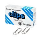 Clips Bacchi nº 4/0 Niquelado 0409-3 - 50 Unidades