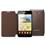 Celular Desbloqueado Samsung Galaxy Note com Processador de 1.4GHz, Tela de 5.3’’, 3G e Android 2.3 + Capa Flip Cover Samsung Galaxy Note - Marrom 