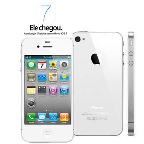 iPhone 4S Apple 16GB TIM com Câmera 8MP, Touch Screen, 3G, GPS, MP3, Bluetooth e Wi-Fi - Branco