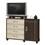 Cômoda RV Móveis Itália com Espaço para TV/DVD e Porta de Correr - Tabaco/Maple