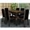 Mesa Madesa Débora 5232 com 6 Cadeiras Débora Stella 4205 - Imbuia/Preto
