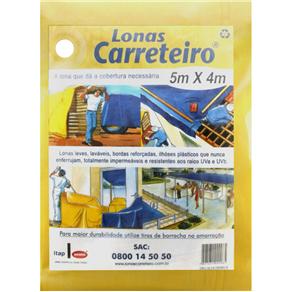 Lona Plasitap Carreteiro Amarela 5m x 4m - 9054