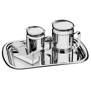Conjunto Para Chá e Café Tramontina Lady Inox - 4 Peças