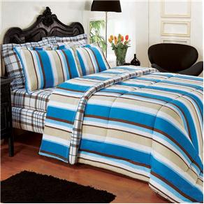 Jogo de Cama Solteiro Brilhante Basic