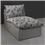 Chaise Herval Alaska Plus em Tecido- Cinza/Floral
