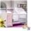 Berço com Cômoda Zanzini Baby Carinhoso - 34900495 - Branco/Rosa + Babá Eletrônica Fisher-Price T2070 