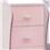 Berço com Cômoda Zanzini Baby Carinhoso - 34900495 - Branco/Rosa + Babá Eletrônica Fisher-Price T2070 