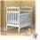 Berço Multimóveis Multibaby Padrão Americano 1830 - Branco +  Babá Eletrônica Fisher-Price T2070 