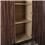Guarda-Roupa Bartira Stilus com 5 Portas, 4 Gavetas e Sapateira - Tabaco/Ébano