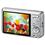 Câmera Sony DSC-W630 Prata c/ 16.1MP, LCD 2,7”, Zoom Óptico 5x, Vídeo HD, Panorâmica 360º, Menu Diversão, Detector de Face e Sorriso + Cartão MS 8GB