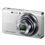 Câmera Sony DSC-W630 Prata c/ 16.1MP, LCD 2,7”, Zoom Óptico 5x, Vídeo HD, Panorâmica 360º, Menu Diversão, Detector de Face e Sorriso + Cartão MS 8GB