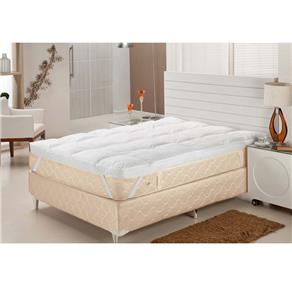 Camada Adicional para Colchão Pillow Top Fibra Siliconizada king Plumasul 233 fios 