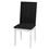 Kit com 2 Cadeiras Modocasa Marseille - Branco/Negro Zebrano/Preto