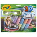 Giz de Cera Crayola Chalk 3D para Calçada 51350...