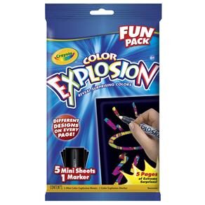 Caneta Hidrográfica Crayola Color Explosion 740204 VD/AM