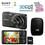 Câmera Sony Cyber-shot DSC-WX50/B Preta c/ 16.2MP, LCD de 2,7”, Zoom Óptico de 5x, Fotos em 3D e Vídeos em Full HD + Cartão SD 8GB+ Bolsa Stillo Preto