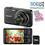 Câmera Sony Cyber-shot DSC-WX50/B Preta c/ 16.2MP, LCD de 2,7”, Zoom Óptico de 5x, Fotos em 3D e Vídeos em Full HD + Cartão SD 8GB+ Bolsa Stillo Preto