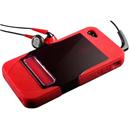 Capa REV04 iSkin para iPhone 4/4S - Preto/Vermelho