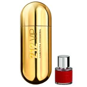 Perfume 212 Vip Eau de Parfum Feminino 30 ml - Carolina Herrera  + Miniatura CH EDT 8 ML Feminino Carolina Herrera 