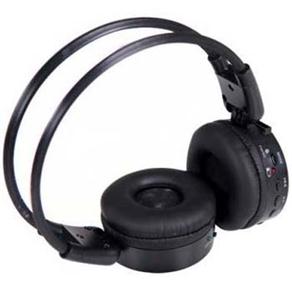 Fone de Ouvido Sem Fio Dotcell DC-F200 com Entrada para Cartão de Memória SD/TF e FM - Preto