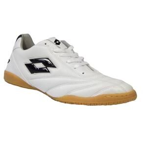 Chuteira Lotto Futsal Stadio Due ID - Branco/Preto